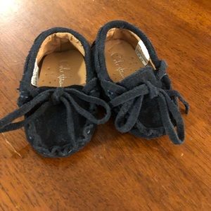 Black Cole Haan Baby Moccasins
